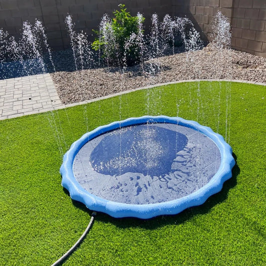(PVC) Round Pet Pool 1'' H x 97'' W x 97'' L