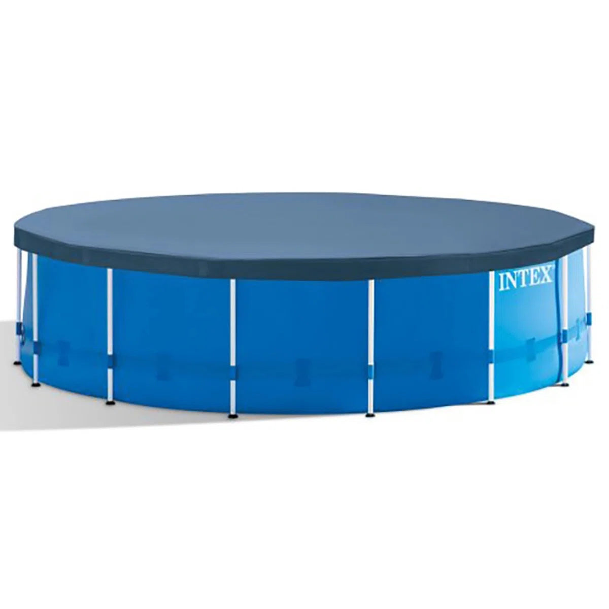 Metal Frame Round Above Ground Swimming Pool w/Pump