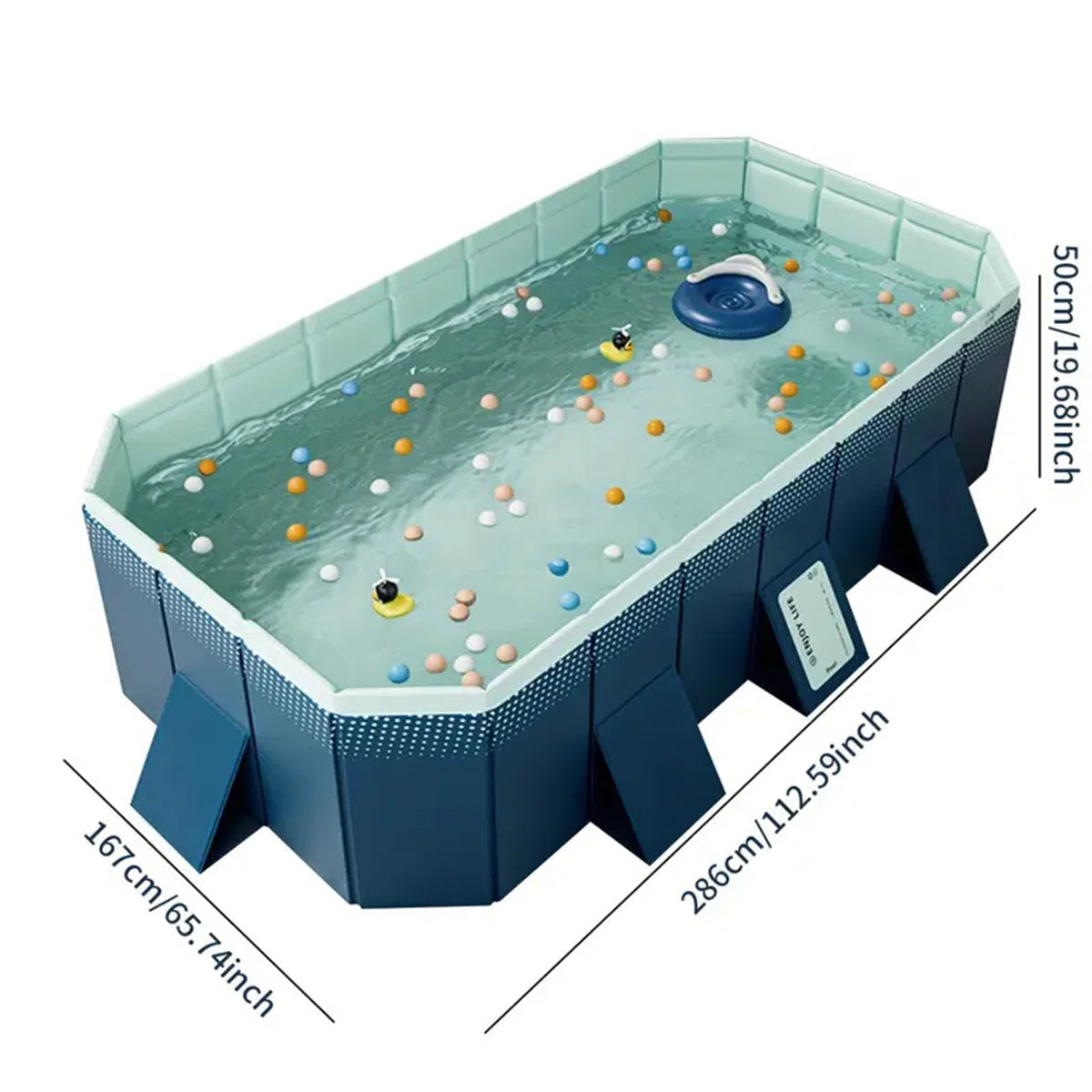 PVC Inflatable Folding Swimming Pool