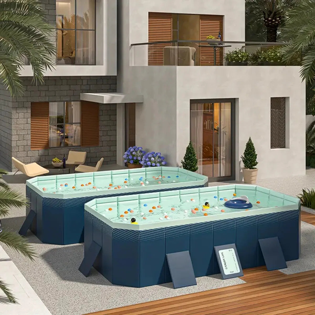 PVC Inflatable Folding Swimming Pool