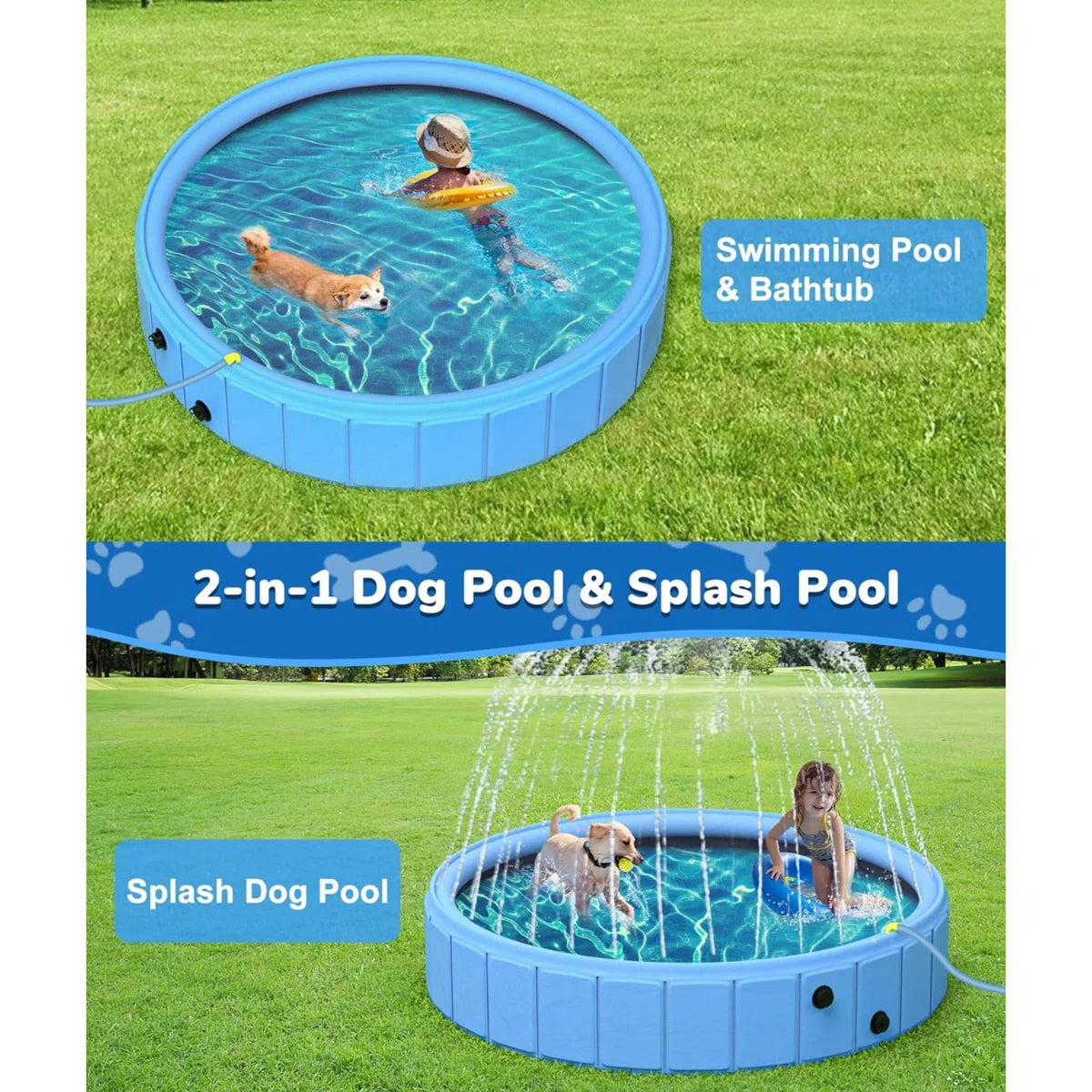 (PVC) Round Hard Sided Pool H x W x L