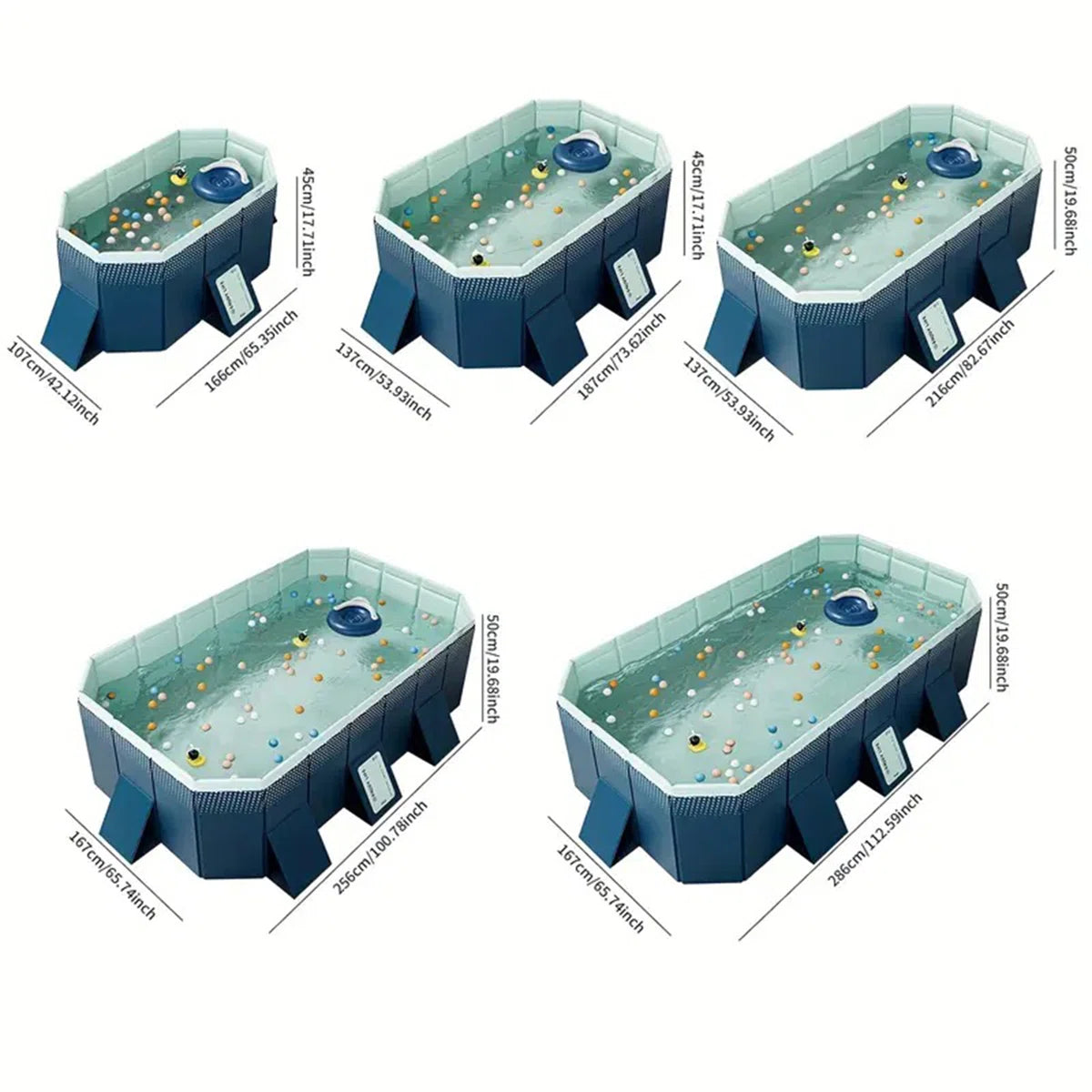 PVC Inflatable Folding Swimming Pool